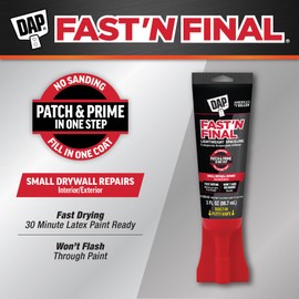 DAP Fast 'N Final Lightweight Spackling All-in-One Applicator, White, 3 Oz (7079812321)