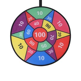 Hsthe Sea 100 points Dart Board Set,72cm/28.3inch Foldable Dart Board Game Indoor Outdoor Hanging Dartboard Party interactive Games festival Gift