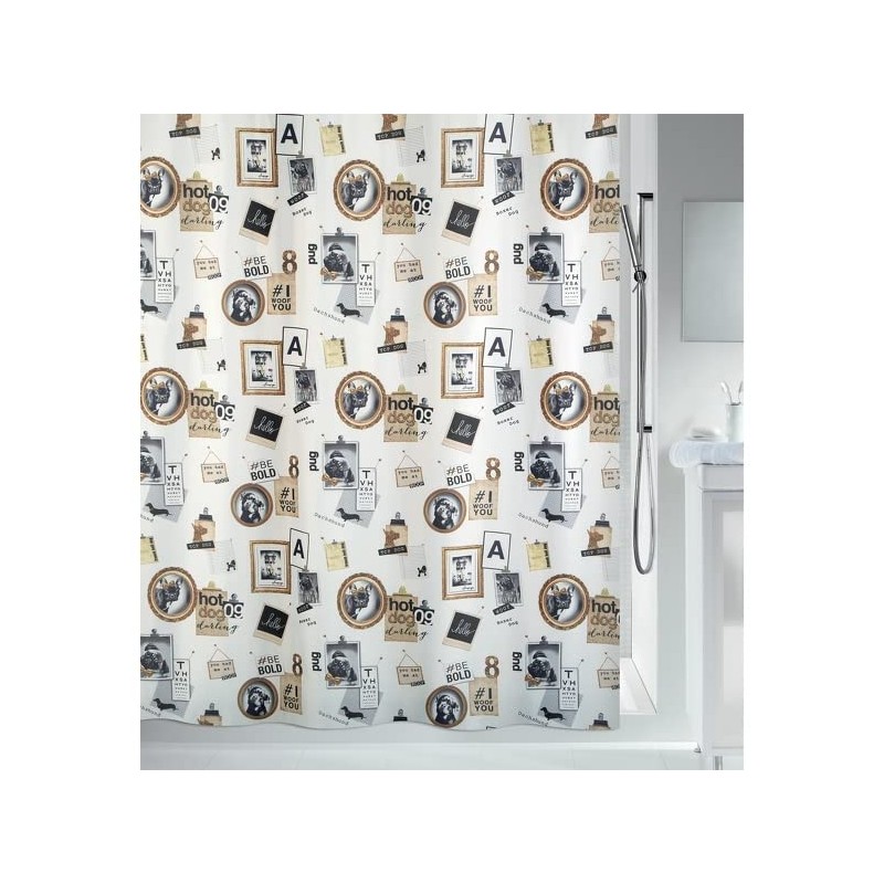 Spirella Polyester Shower Curtain