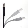 ELNONE 2PCS 20AWG USB Pigtail 2 Wire,0.3M/1FT USB 2.0 Male