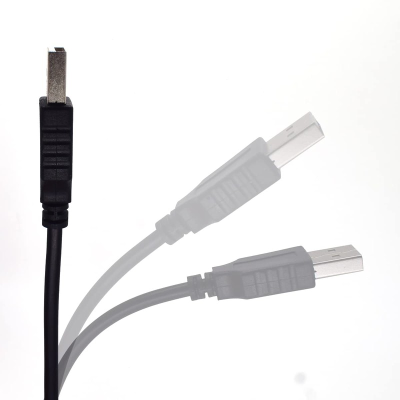 ELNONE 2PCS 20AWG USB Pigtail 2 Wire,0.3M/1FT USB 2.0 Male