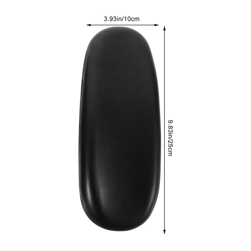 Healifty Replacement Office Chair Armrest Arm Pad PU Leather Padded