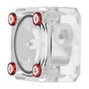 Water Flow Meter LeakingProof Transparent Acrylic Computer WaterCooled Rheometer