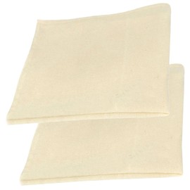 KICHOUSE 2Pcs Unbleached Cheese Cloths for Straining Multi Use Kitchen Filter Cloths for Cheese Making Yogurt Tofu Poultry and Baking