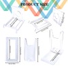 LUOLIPEYA 20 Sets Acrylic Plate Stands, Adjustable Display Holder Stands