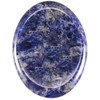 Nupuyai 7 Chakra Worry Stone Thumb Stone Gemstone Oval Concave