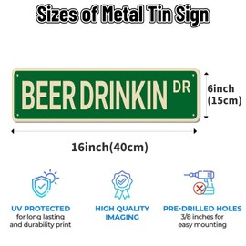 Metal Tin Sign HOCKEY DR Funny Vintage Sign Retro Metal Signs for Bedroom Kitchen Garden Wall Bar Club Coffee Home Decor 6x16 Inch