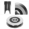 RDEXP U Shaped Ball Bearing Steel Roller 50mm OD 512kg