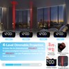 VORRINC Projection Alarm Clock, 15 Inch Digital Radio Alarm Clock