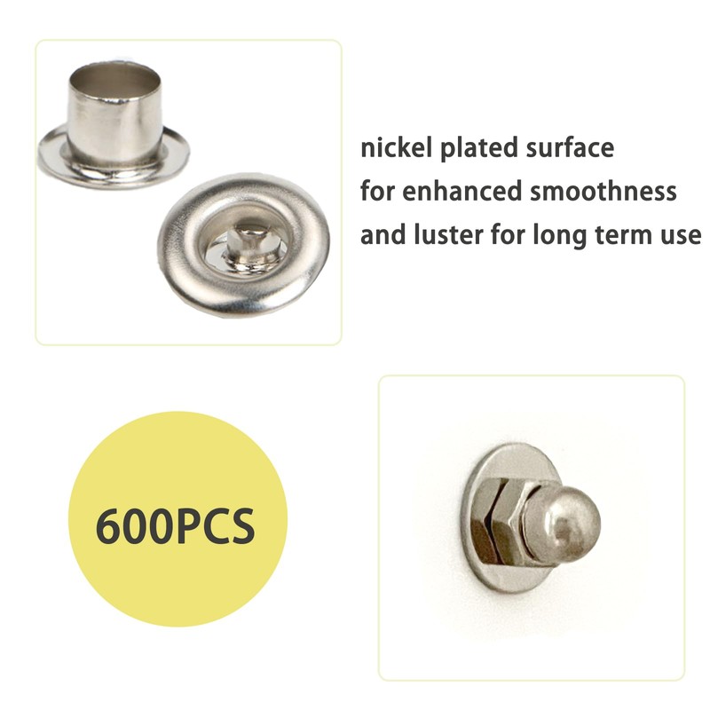 600 Pcs Nickel Plated Shelf Pin Sleeves Cabinet Shelf Pins