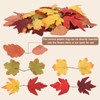Axafazup 50 Pcs Autumn Maple Leaves, Artificial Fake Fall Leaves
