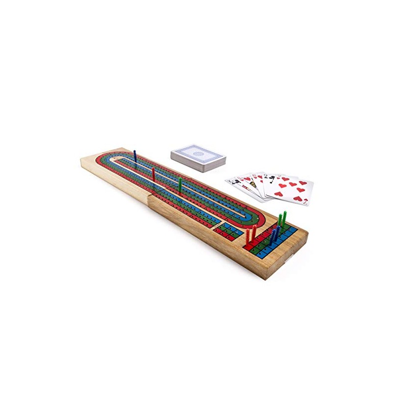Cardinal Tabla Plegable de Madera Maciza con Cartas de Juego