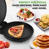 NutriChef Countertop Pizza Maker | 1500W Non-Stick Electric Pizza Cooker