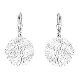 SOFIA MILANI - Women's Earrings 925 Silver - Snowflake Earrings, Sterling silver