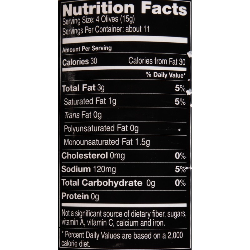 Mario Camacho Foods Black Olives, Large Pitted, 6.0 Ounce (Pack