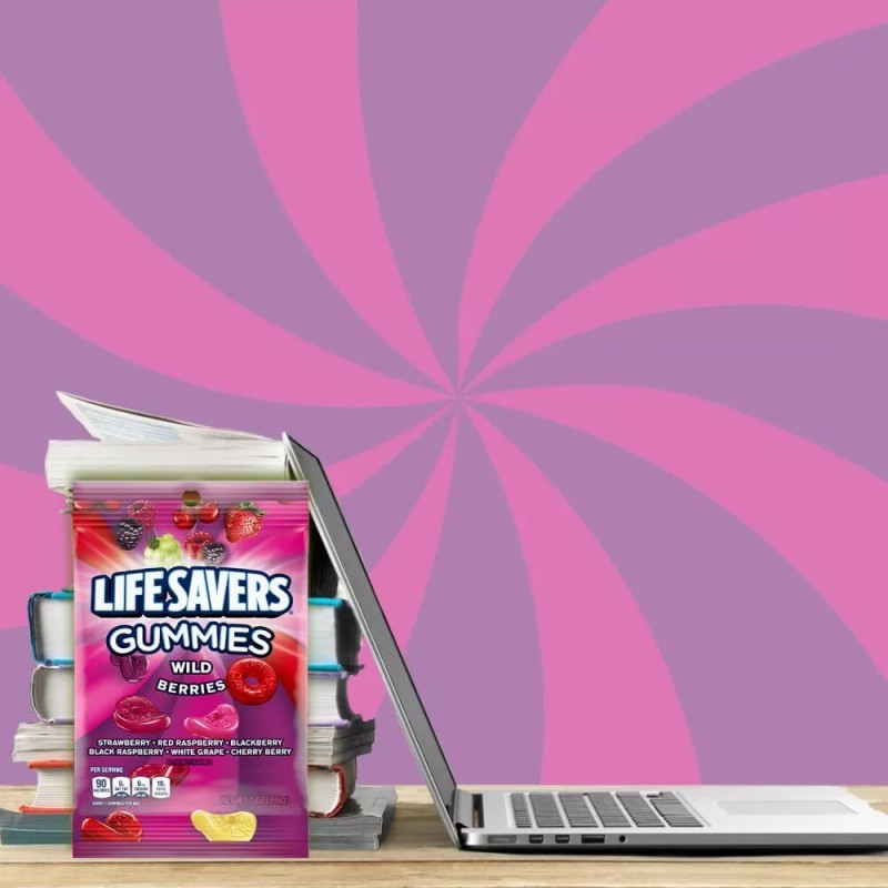 LIFE SAVERS Wild Berry Gummies Candy Bag, 7 Oz (Pack