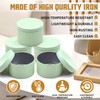 YJHSS 24-Pack 8oz Candle Tins with Lids, Metal Candle Jars