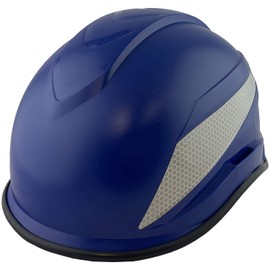 XR7 Ridgeline Modern OSHA Safety Helmet Kit with Ratchet Suspension, 4 Point Chin Strap, Protective Edge, and Tote Bag (Blue)