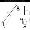 FEED GARDEN 31 Inch Heavy Duty Deck Hook, Non-Slip Clamp,