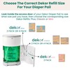 Diaper Dekor Classic Hands-Free Diaper Pail | EKO Gray |