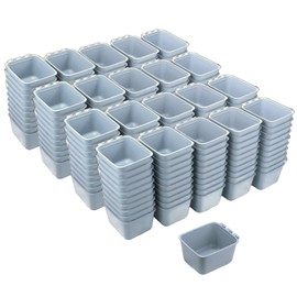 The ROP Shop | 200-Pack - Gray Cage Cups Made of Flexible Plastic Prevent Freezing/Breaking