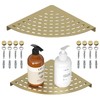 LFBA 2 Pack Corner Shower Shelves 304 Stainless Steel Shower