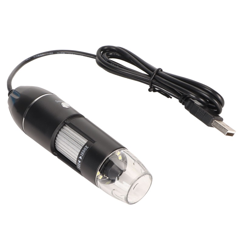 USB Type C Digital Microscope 50X to 1600X Microscope Camera