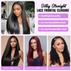13x4 Straight HD Lace Frontal Closure 100% Unprocessed Brazilian Virgin