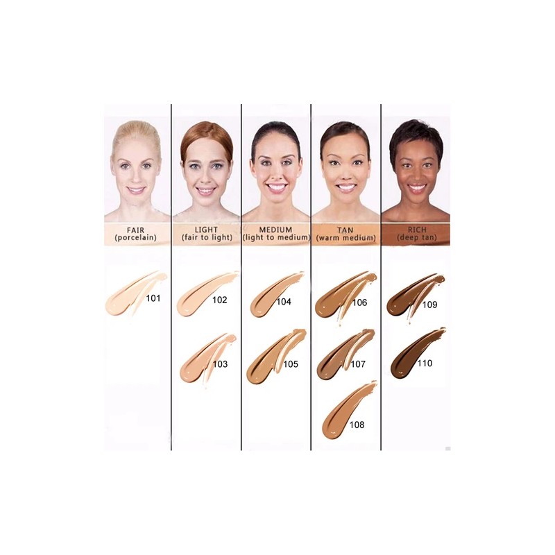 PHOERA® Soft Matte Full Coverage Liquid Foundation Concealer Longlasting Makeup