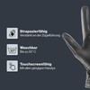 Uvex Ventraxion Plus Riding Gloves, Black, 7-8
