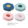 IWOWHERO 4Pcs Portable Cable Management Box Data Cable Storage Winder