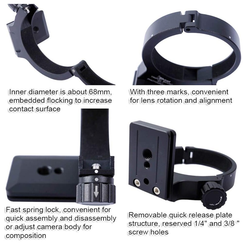 Ring Tripod/Tripod Mount Ring, Specially Designed for Nikon AF-S 300mm