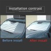 car-attention US Flag Car Windshield Sun Shade Foldable Cover Visor