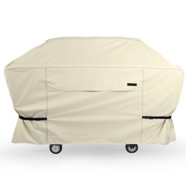 NettyPro Griddle Cover for Blackstone 36 inch Griddle Waterproof Heavy Duty 4 Burner Flat Top Gas Grill Cover 36" Cooking Station, Beige