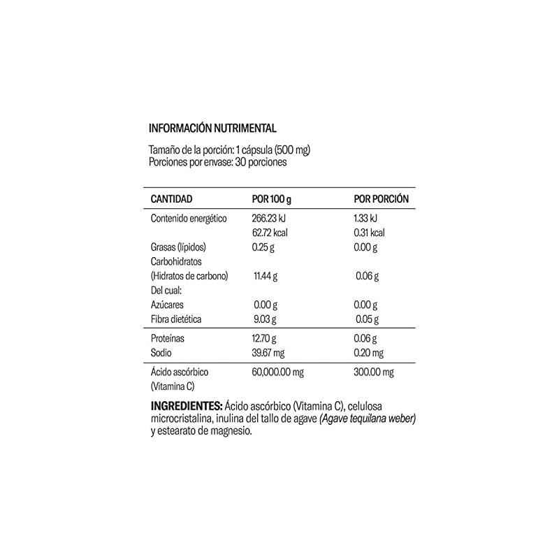 VITAMÍNICA Vitamina C 300mg 90 Cápsulas Antioxidante 90 Días
