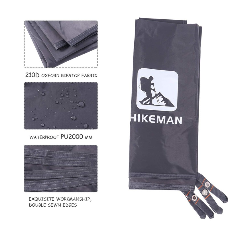 HIKEMAN Outdoor Waterproof Multi-Purpose Camping Tent Tarp Ground Covering Groundsheet
