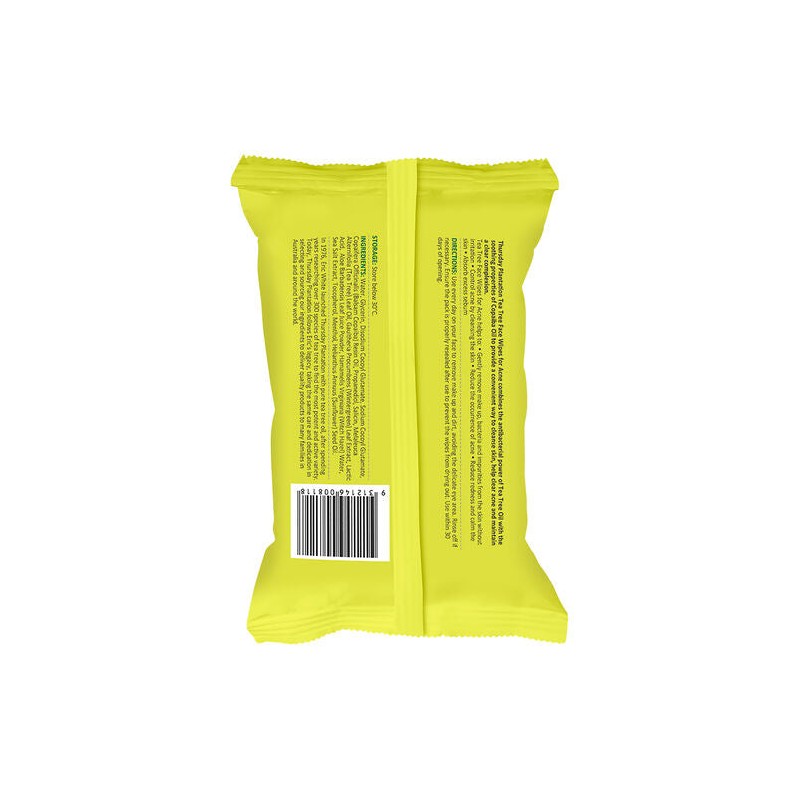 Thursday Plantation Tea Tree Face Wipes for Acne 25 Pack