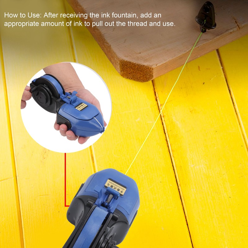 Chalk Line Manual Ink Marker Scribes Measuring Tools Woodworking Construction