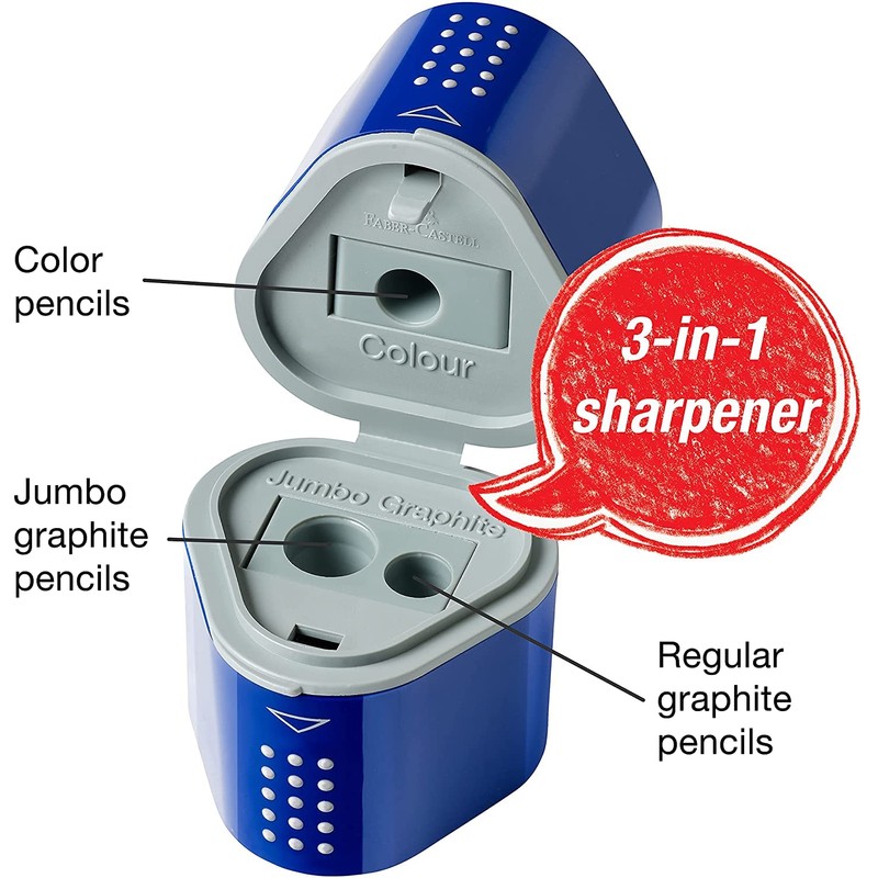 Faber Castell Trio Sharpening Box - [Colours May Vary]
