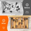 Lifewit Utensil Organizer for Kitchen Drawer, Expandable Cooking Utensil Tray,