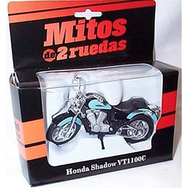 welly light blue H0NDA shadow VT1100C bike 1:18 scale diecast model