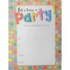YLAB - 40 Party Invitations & Envelopes - Let's Have