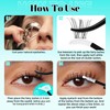 Lash Clusters 160PCS Invisible Eyelash Band Clusters with Natural Eyelashes