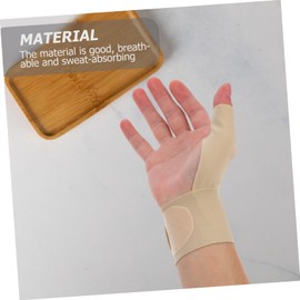 Healeved Convenient Adjustable Thumb Splint for Injured Thumb Support Breathable Elastic Brace for Enhanced Grip and Recovery Right Skin Tone