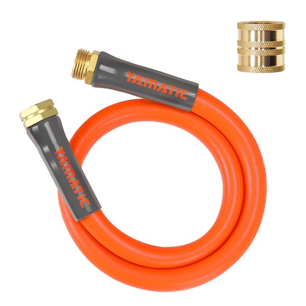 YAMATIC YAMATIC Female to Female Short Garden Hose 5/8 in