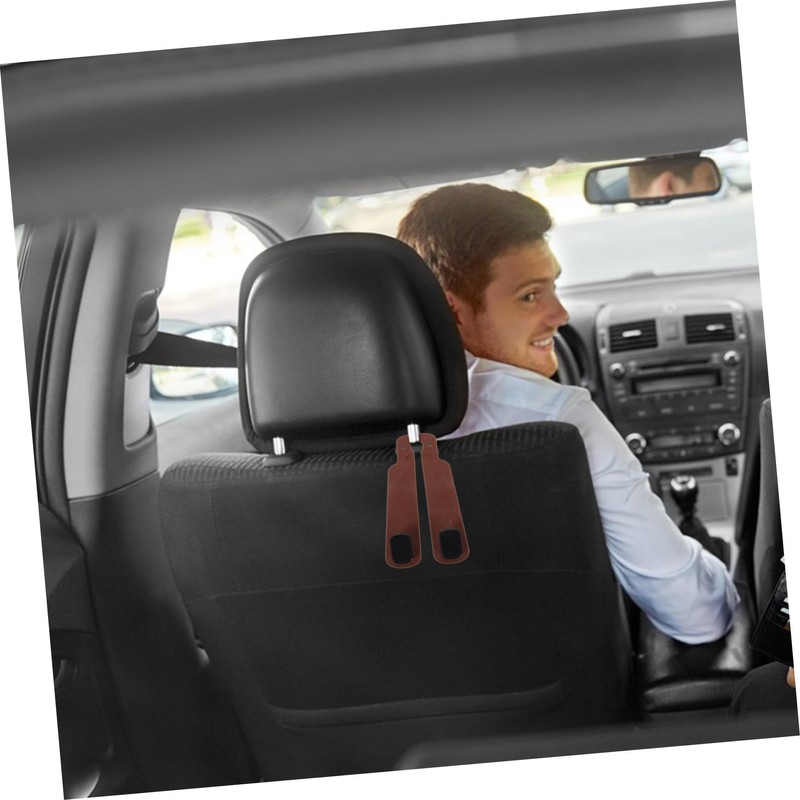ULTECHNOVO Car Seat Headrest Hook Phone Holder Car Mount Hidden