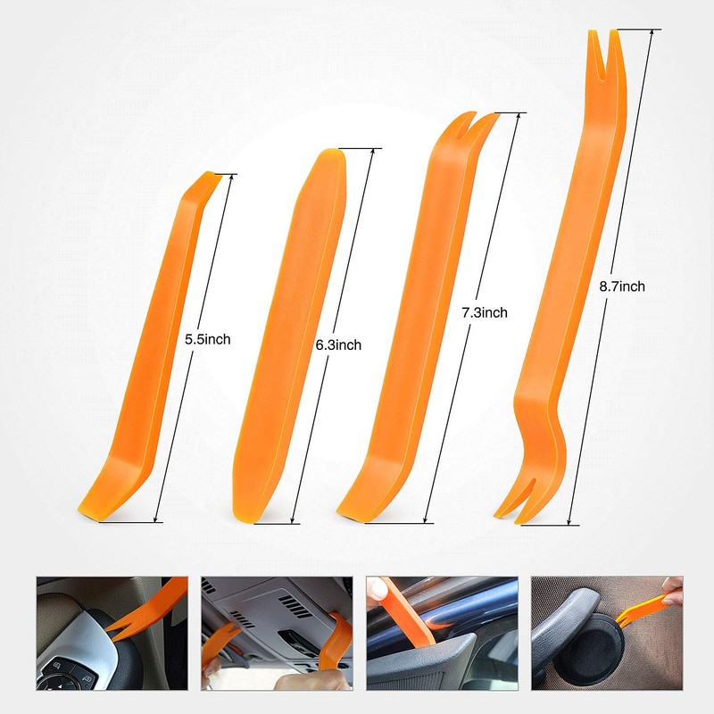 GOOACC 240PCS Bumper Retainer Clips Car Plastic Rivets Fasteners Push