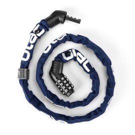 ULAC Bicycle Chain Lock Key Dial Lock Cable Lock Bike Lock Wire Lock High Cut Resistance Cable Lock Anti-Theft Heavy Duty 4 Digit PIN