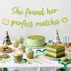 She Found Her Perfect Matcha Banner Matcha Lover Party Decorations
