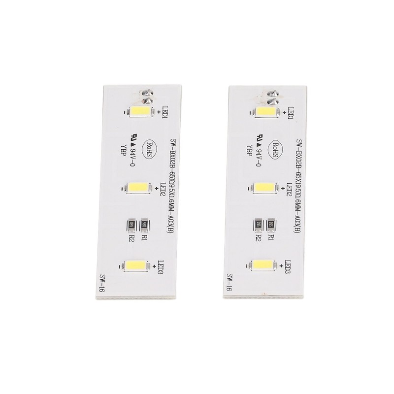 2Pcs Refrigerator LED Light Strip Bar Replacement Freezer Refrigerator Light